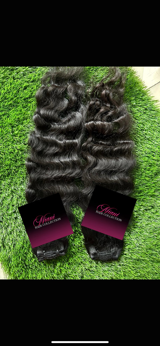 Raw Indian Deep Curly Bundles
